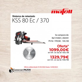 Sistema de retestado KSS 80 Ec / 370 - 1P0338 - Promoción Mafell