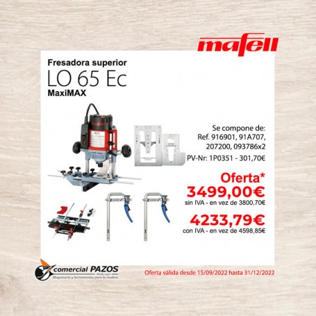 Fresadora superior LO 65 Ec MaxiMAX - 1P0351 - Promoción Mafell