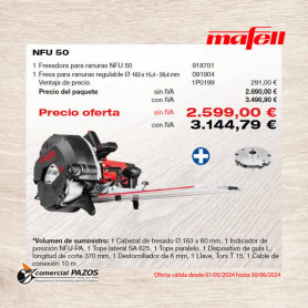Fresadora para ranuras NFU 50 - 1P0199 - Promoción Mafell - 1