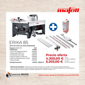 Sierra de mesa con disco desplazable ERIKA 85 - 1P0178 - Promoción Mafell - 1