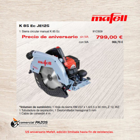 Sierra circular manual K 85 Ec  91C609 Mafell - 1