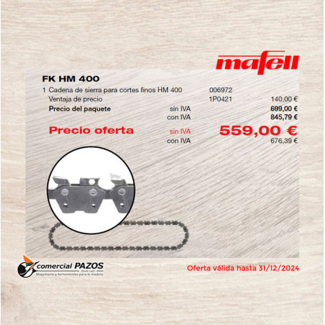 Cadena de sierra FK HM 400 - 1P0421 - Promoción Mafell - 1