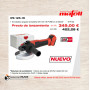 Amoladora angular de batería WS 125-18 PURE en el MAX3 - 91F102 - Promoción Mafell