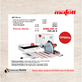 Sierra de incisión MT 55 cc en MidiMAX - 1P0461 - Promoción Mafell - 1