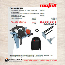 Escopleadora de cadena LS 103/40 Ec Fan-Set - 924209 - Mafell - 1