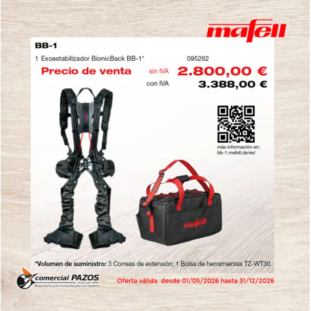 Exo-Estabilizador BionicBack BB-1 - 095262 - Mafell - 0