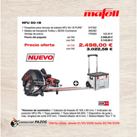 Fresadora para ranuras de batería NFU 50-18 PURE 1P0500 Mafell - 0