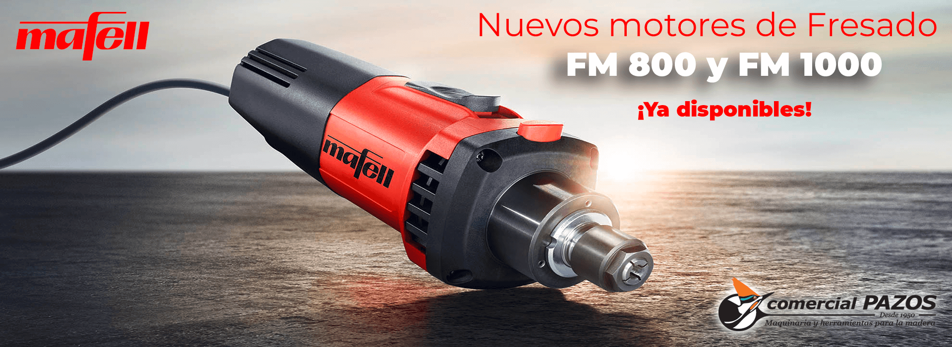 Promoción Mafell Tienda Online - Motores de fresado FM800 y FM1000